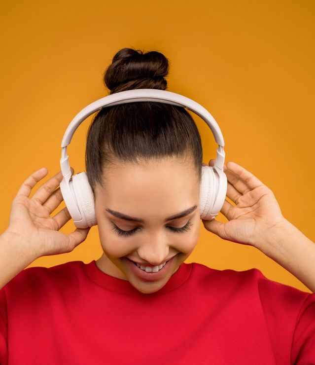 listening to music